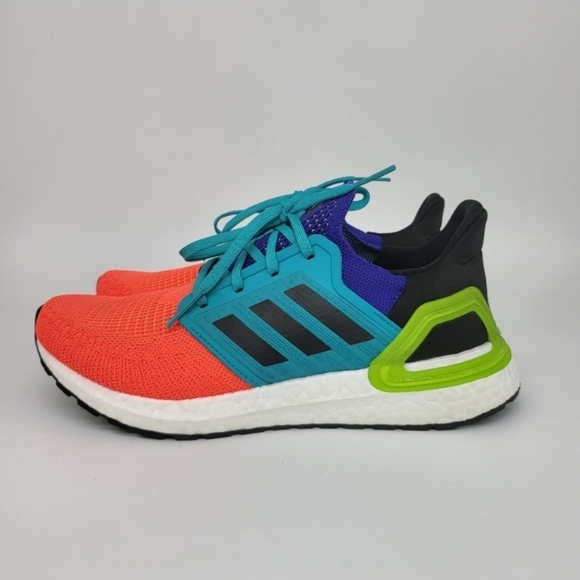 Adidas ULTRABOOST 20 'WHAT THE SOLAR RED' Men's Running Shoes Size 8 - Picture 1 of 7